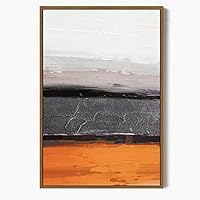 Framed Canvas Wall Art Abstract Color Canvas Prints Home Artwork Decoration for Living Room,Bedroom - 16x24 inches