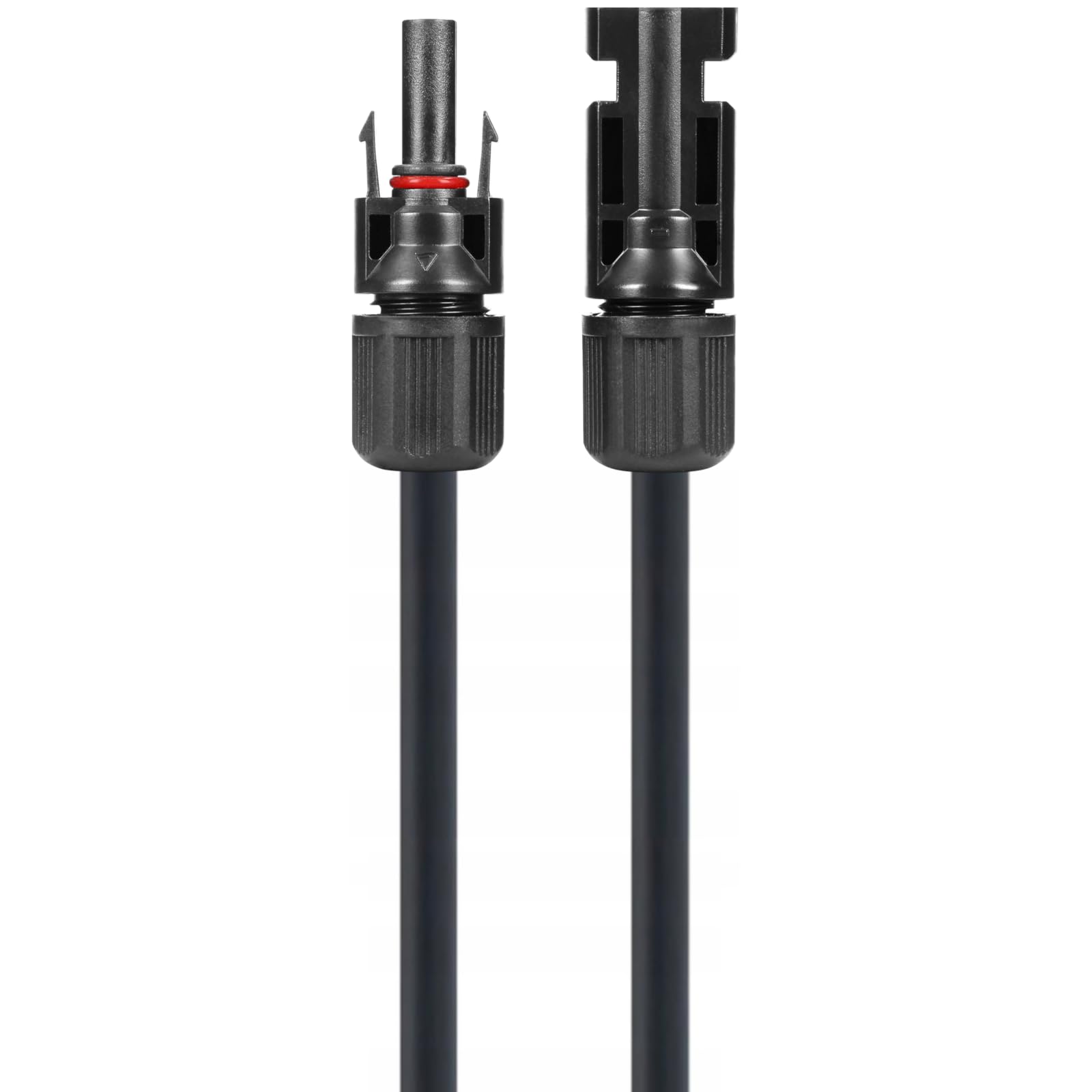 KBE Solarkabel inkl. Stecker Verlängerung 0,5-50m 4mm² 6mm² - PV Kabel H1Z2Z2-K beidseitig rot/schwarz - Photovoltaik Solar-Verbindungskabel (2X 20m 4mm² / 0% MwSt.)