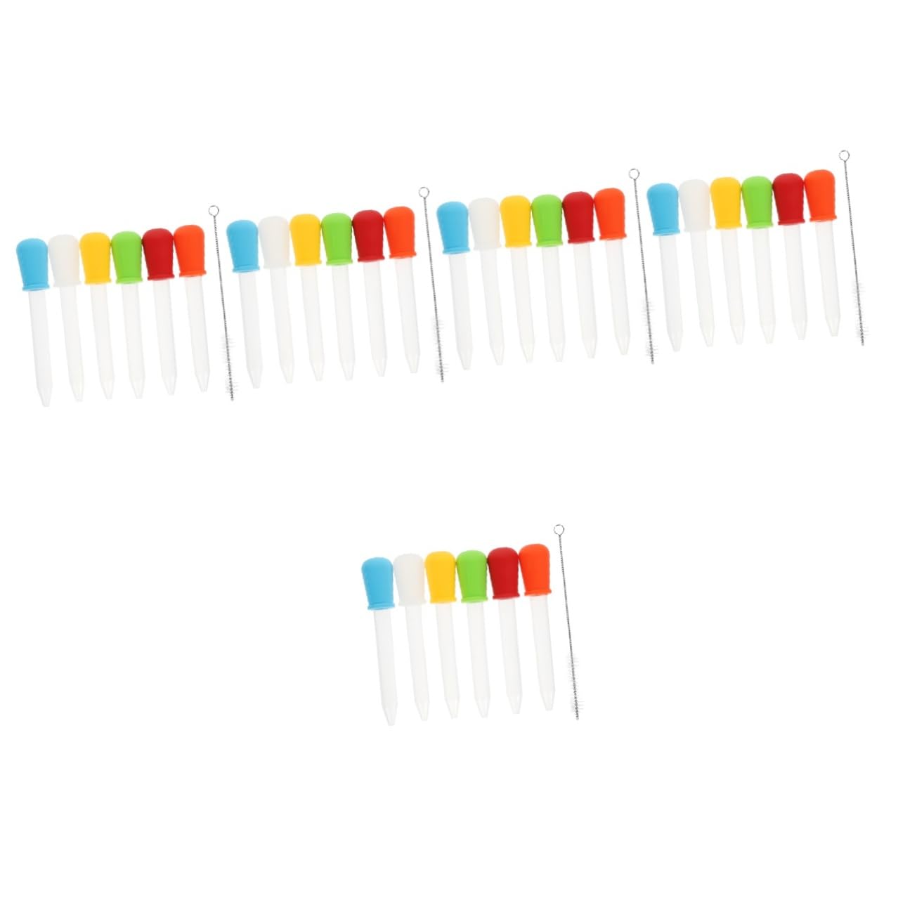 30 Pipetas De Silicona Con Cuentagotas Para Pipetas De Transferencia