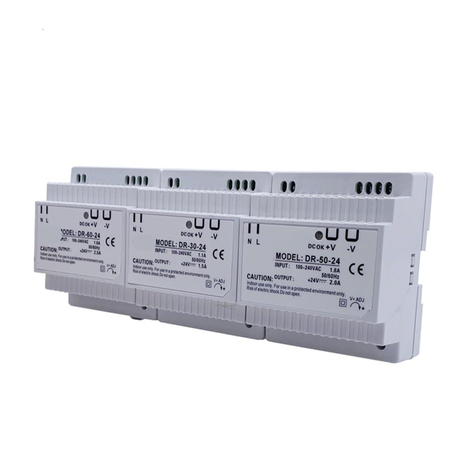 Alimentation commutateur industriel DR-50-24 robuste pour régulateur CC - 8