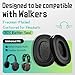 PROHEAR GEP07 Gel Ear Pads for Walker's FireMax & Recon Digital Muffs - Enhanced Noise Reduction, All-Day Comfort, Cooling Gel Core & Glasses-Friendly Design