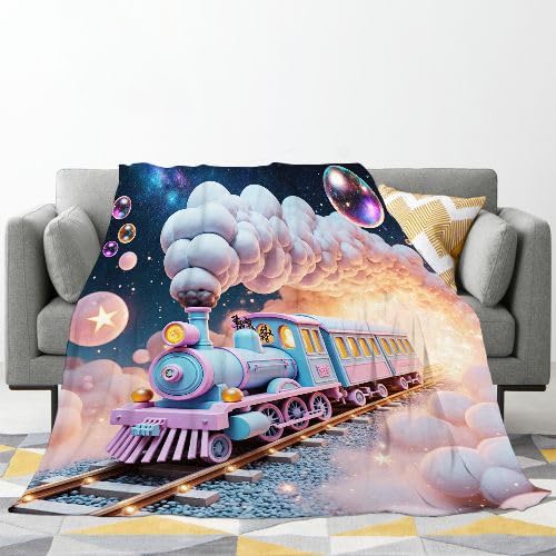 Podwójny koc flanelowy, gruby, 150 x 200 cm, kolorowy trens, miękki, przytulny, pluszowy koc na sofę, na łóżko, narzuta w podróż, kanapę, lekka narzuta termiczna, 150 x 200 cm, dla dorosłych i