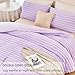 ZRNBAST Fluffy Full Size Comforter Cover 3 Pcs Super Soft Faux Fur Duvet Cover Set Light Purple Plush Fleece Bedding All Seasons Warm Bed Set with Zipper Closure and 2 Pillowcases(Light Purple, Full)