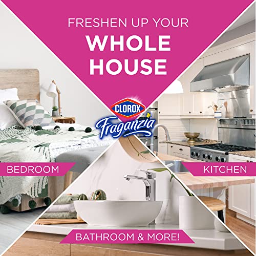 Image of Clorox Fraganzia Crystal Beads Air Freshener | Long-Lasting Air Freshener Beads | Gel Beads Air Freshener in Island Orchard Scent for Home, Bathroom, or Car, 12 Oz - 6 Pack