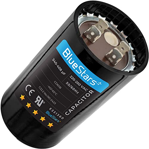 Blue Stars 340-408uF 220-250VAC Round Start Capacitor