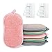 LISOPO 6pcs Éponges à Vaisselle Lavable Éponges Ecologique Eponge a Recurer en Microfibre Grattante Tampons Antibactérienne avec 2 Crochets adhésifs pour Nettoyer Vaisselle Poêles Pots Verre etc