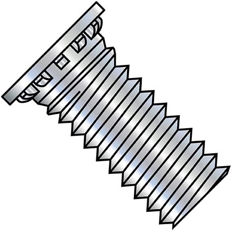 8-32X1/4 Self Clinching Stud Full Thread Hardened Steel Heat Treat Zinc (Pack Qty 10,000) BC-0804SCN by Shorpioen