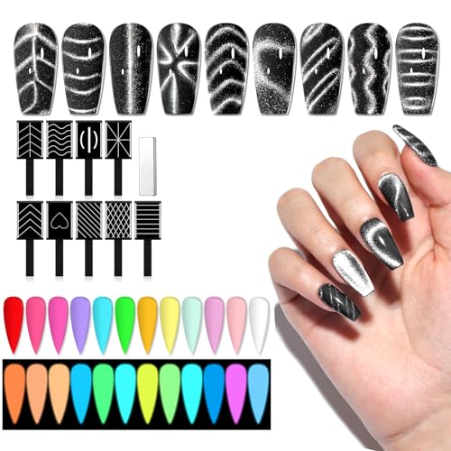 Set de esmaltes de gel luminosos SAVILAND 12 colores miniatura 1