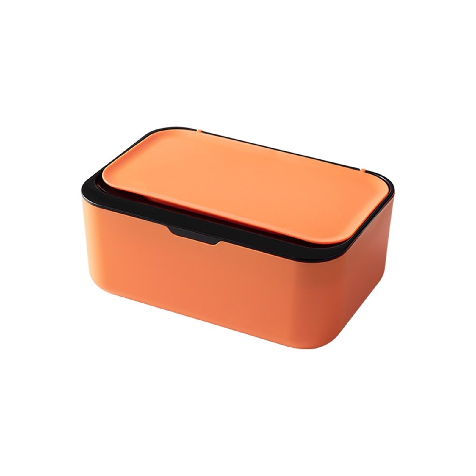 Wipes Dispenser Wipe Holder Portable Refillable Container Napkin Fresh Case Tissue Boxes Storage Box for Office Home(Black)