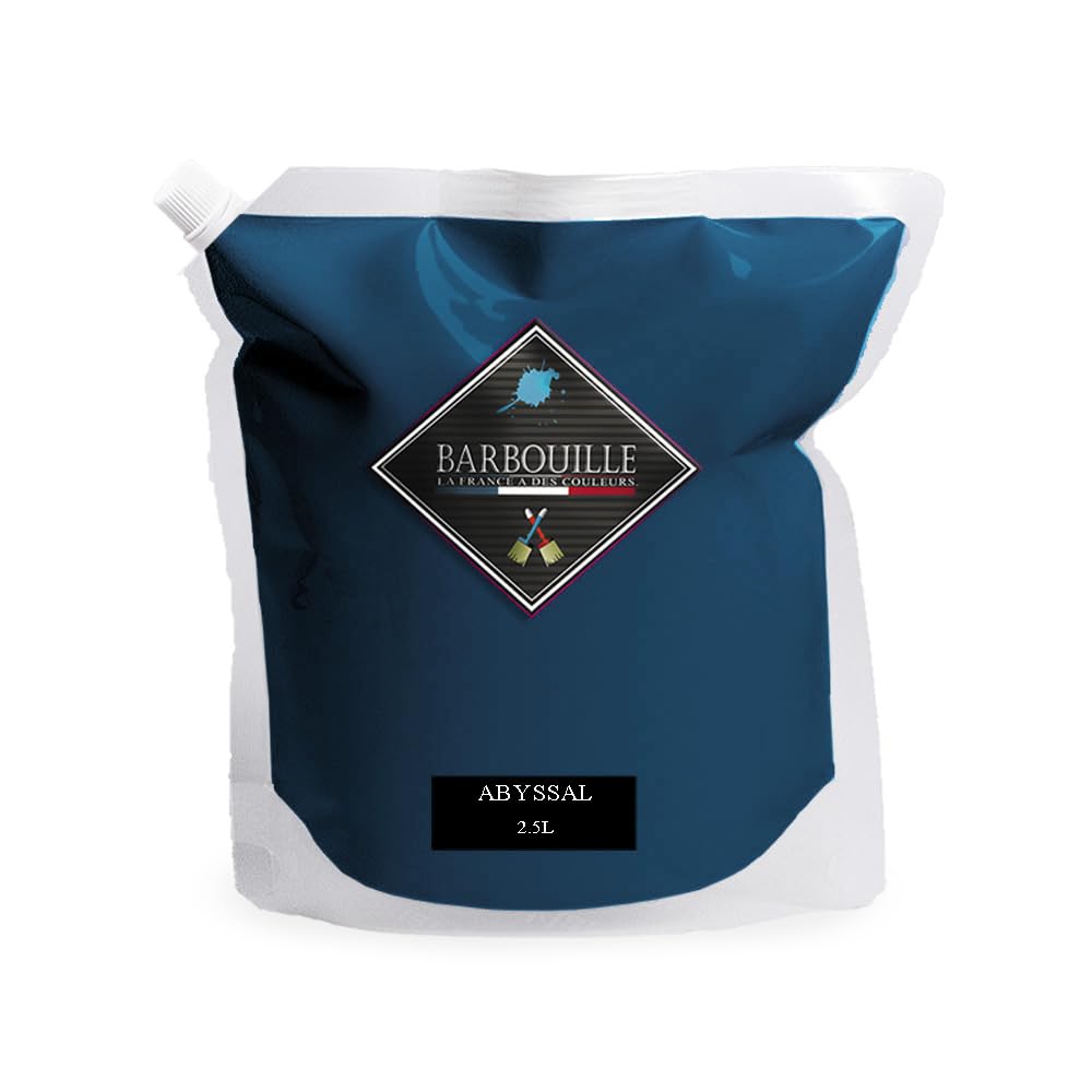 Farba akrylowa Abyssal - aksamitny wygląd - farba ścienna, sufit i drewno - zmywalne - suszenie w 30 min - VOC A+ - Wyprodukowano we Francji - 2,5 l