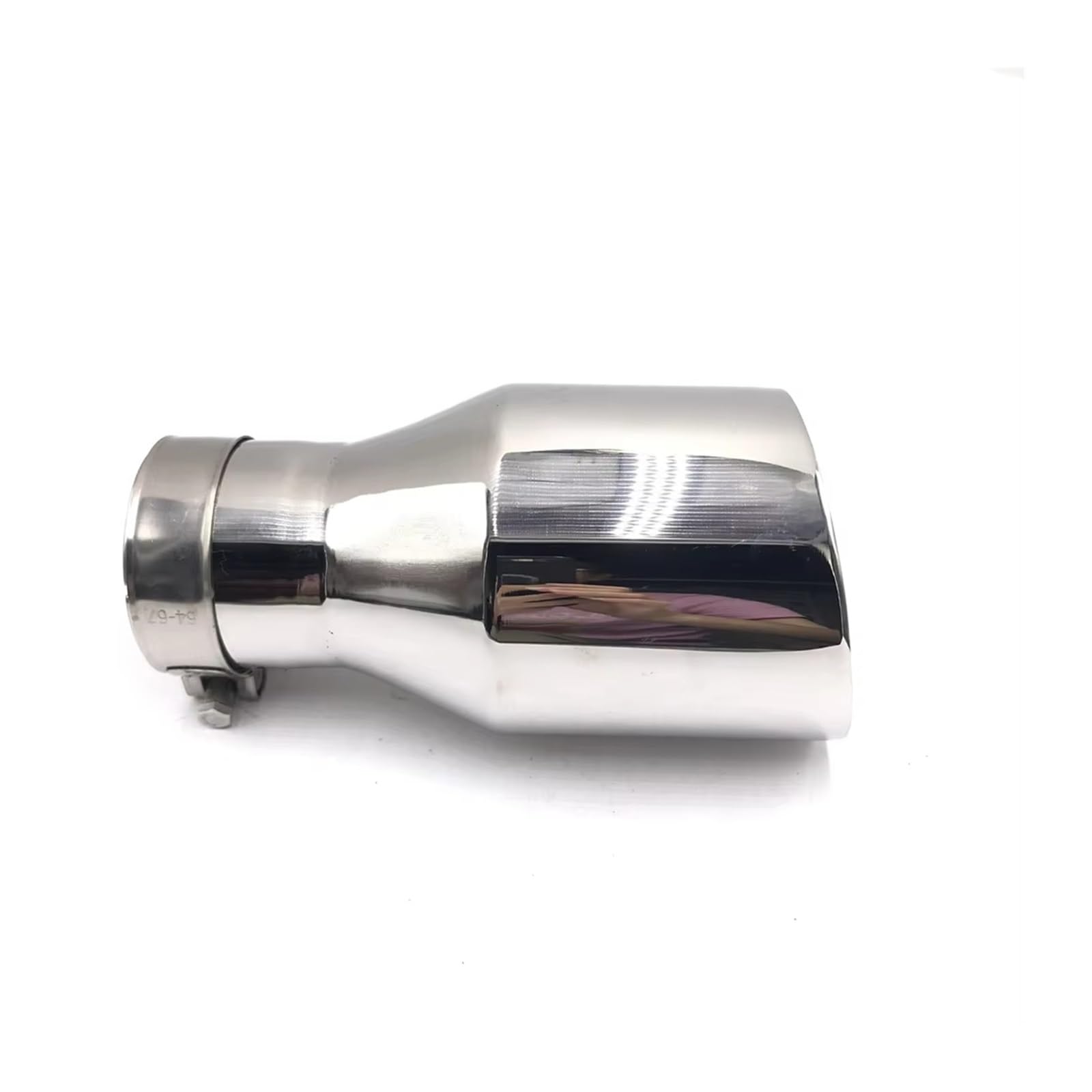 Silenciador Cola Tubo Escape Universal Acero Inoxidable + Punta Para Coche 1 Pieza Car Escape Tubo