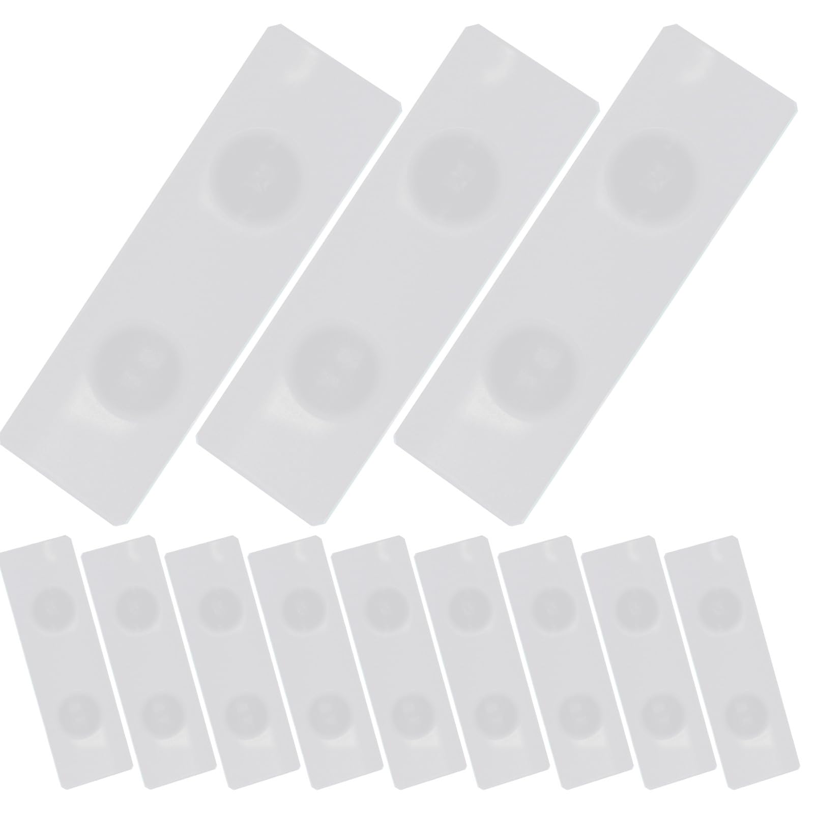 SHINEOFI 50 Piezas de Vidrio de Laboratorio Doble Cóncavo para Especímenes Acuáticos, Resistentes y Fáciles de Usar, Ideales para Observación en Laboratorio