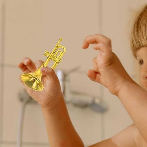 Miniatura 9 de balacoo Mini instrumento musical de plástico, casa de muñecas, trompeta, saxofón, modelo de casa de muñecas en miniatura, decoración colgante de