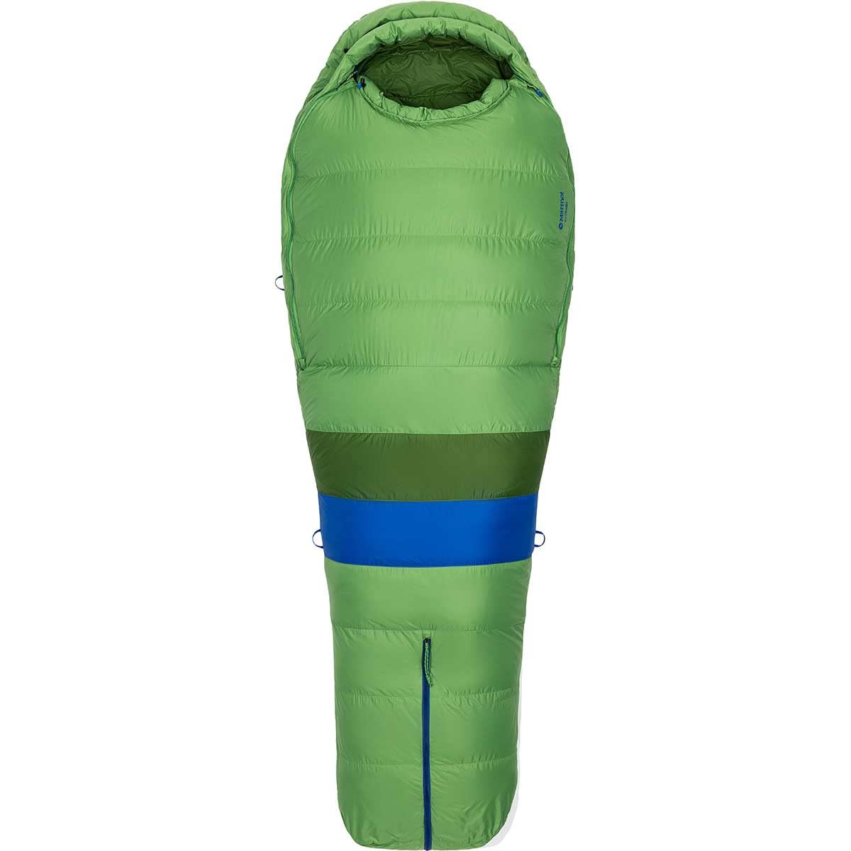 Marmot Palisade, Down Adult Mummy Sleeping Bag, 650 Duck Down Filling, Very Light and Warm, Suitable Down to -21°