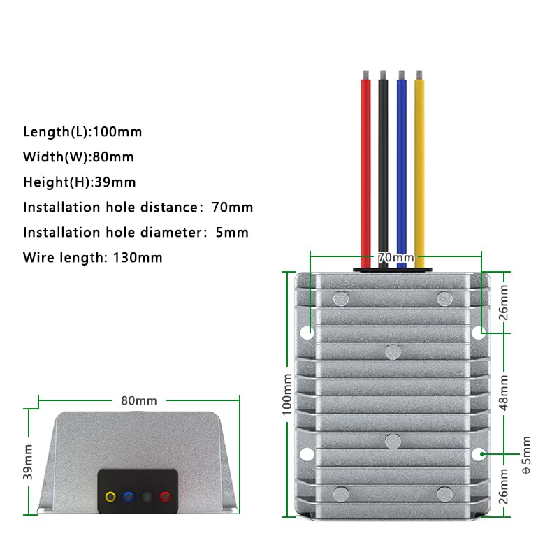 Convertisseur de puissance isolé 12V 24V Haute performance stable - 6
