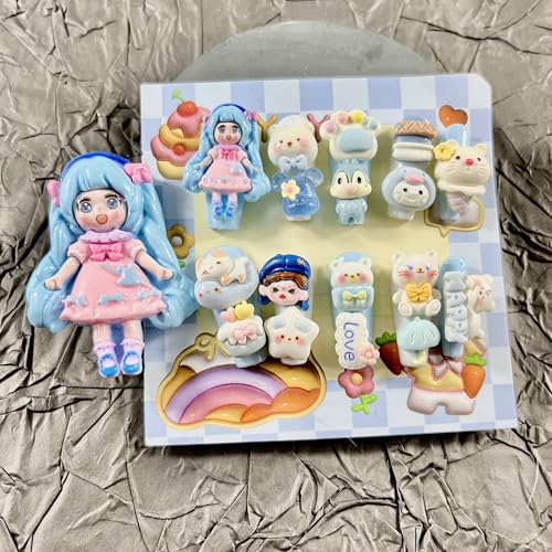 Press on Nails nhCh lC 10 Cgu[ L[g 蓮 vX B Ot p p[eB[ zf[ ʐ^ 33mm O TCY L