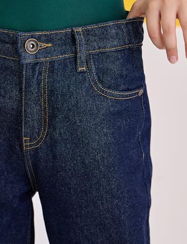 Image of Amazon Brand - Symbol Boys Cotton Baggy Fit Jeans | Casual Denim | Age 6-14 Years
