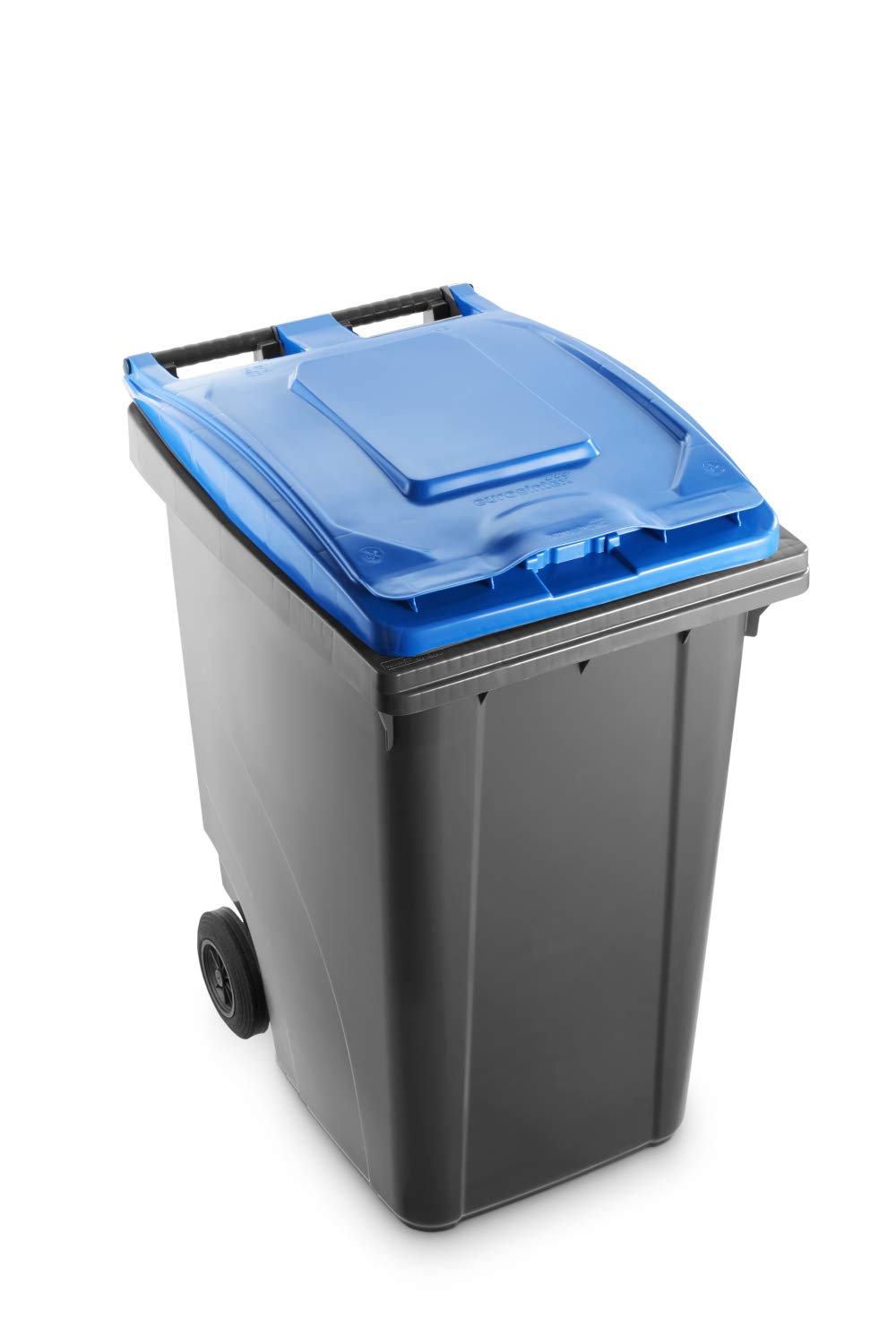 Bidone Carrellato Per Raccolta Differenziata 120 Lt Con Coperchio PEHD Mobil Plastic Giallo 1 120 5 Gia 8004331112359