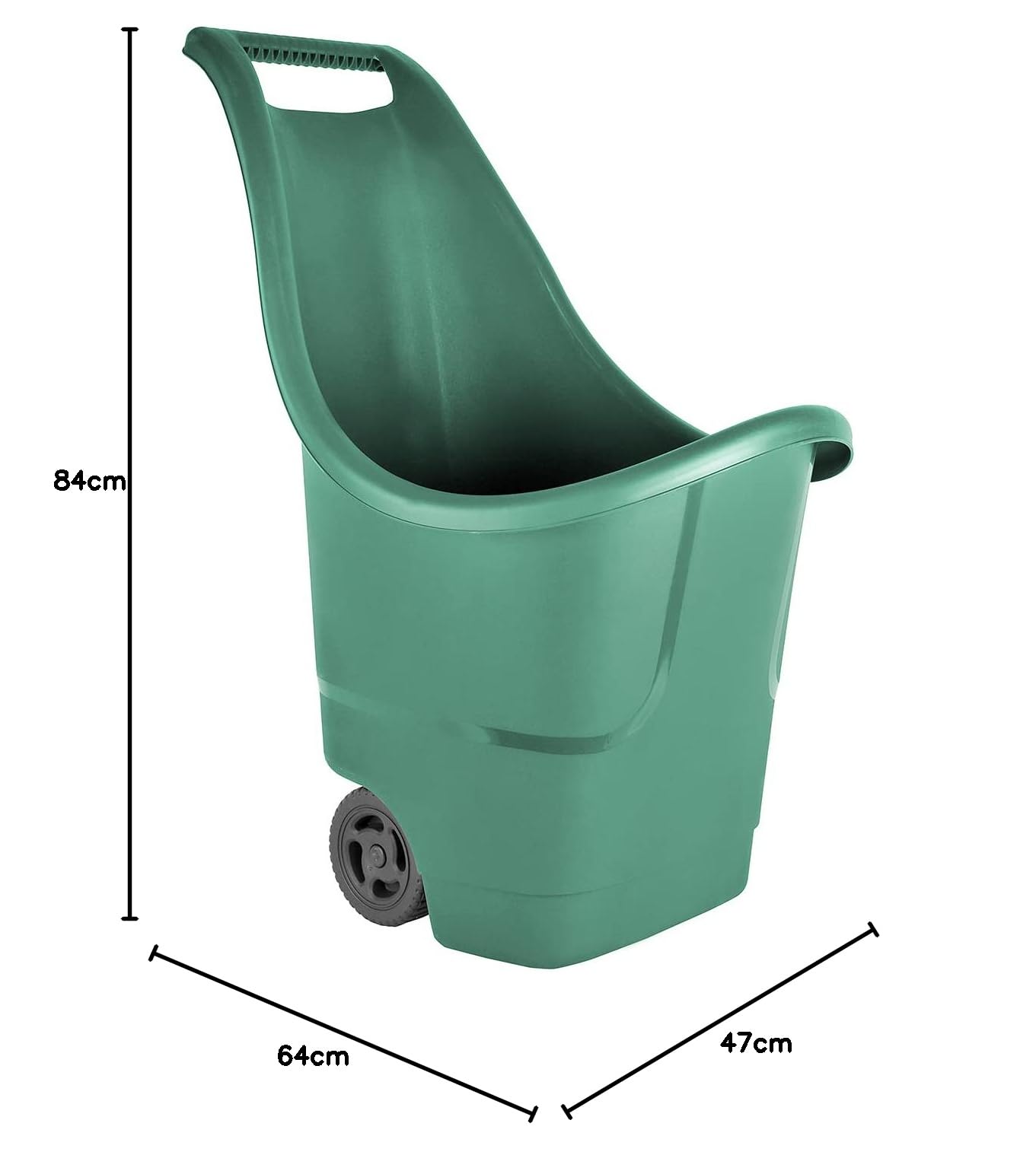 Chariot De Jardin - HAEMMERLIN - 4 Roues Gonflées 270 Mm - Caisse PP