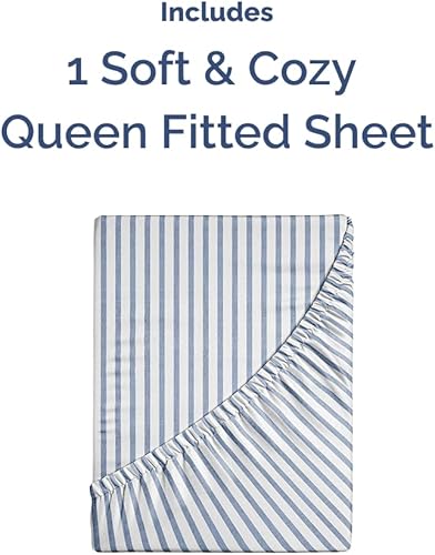 Miniatura 733 de King Fitted Bed Sheet - Bottom Single Fitted Sheet Only - Ultra-Soft Hotel Luxury Bedding w/ 8-16 Inch Deep Pockets - Breathable, Cooling & Wrinkle