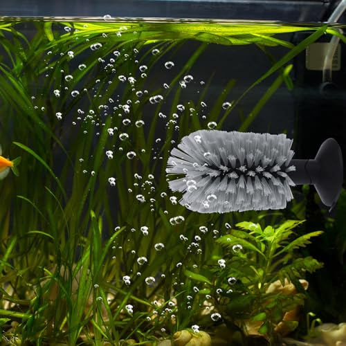 Image of 2pcs Turtle Scrub Brush, Grey Turtle Shell Cleaning Brush Tortoise Shell Exfoliate Cleaning Scratcher with Suction Cup Tortoise Tank Accessories for Aquatic Tank Supplies Toy Decor