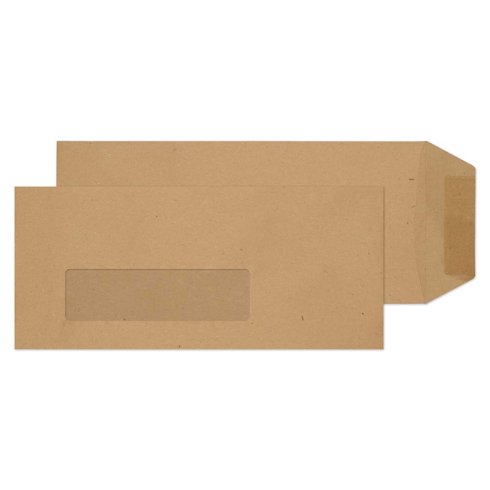 Blake Purely Everyday 229 x 102 mm 80 gsm Pocket Gummed Low Window Envelopes (9660W) Manilla - Pack of 1000 โ image 1