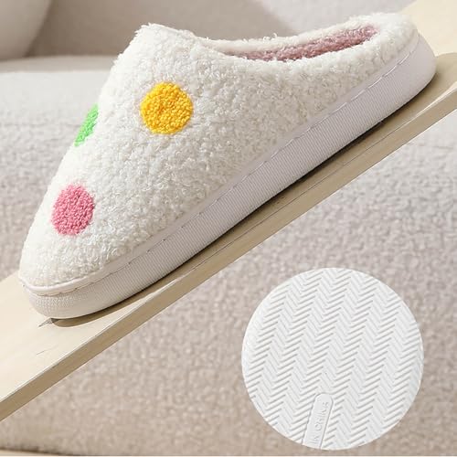 Halloween Slippers For Women 2025 Women Men Spooky Slides Pumpkin Slipper Soft Plush Fuzzy House Slide Indoor Outdoor Shoes Winter4