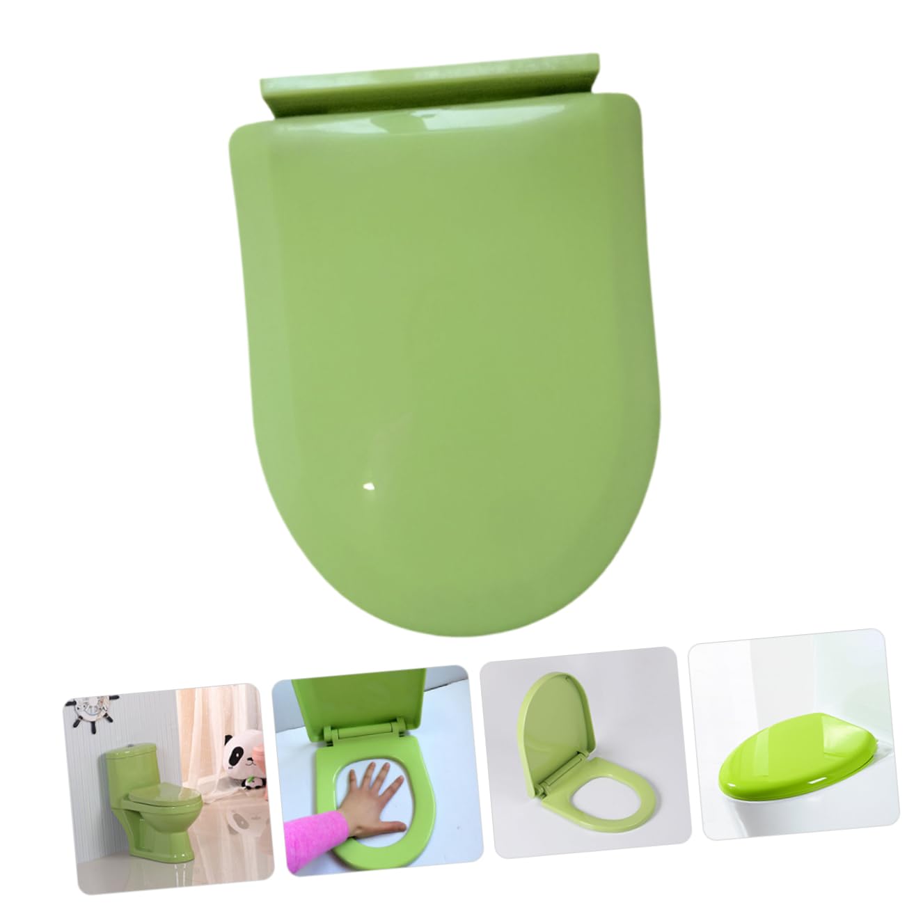 Sedile Wc per Bambini Portatile in Pp Verde Chiaro | Antiscivolo, per Training Bagno e Uscite, Igienico, Adatto a Infant e Bambini