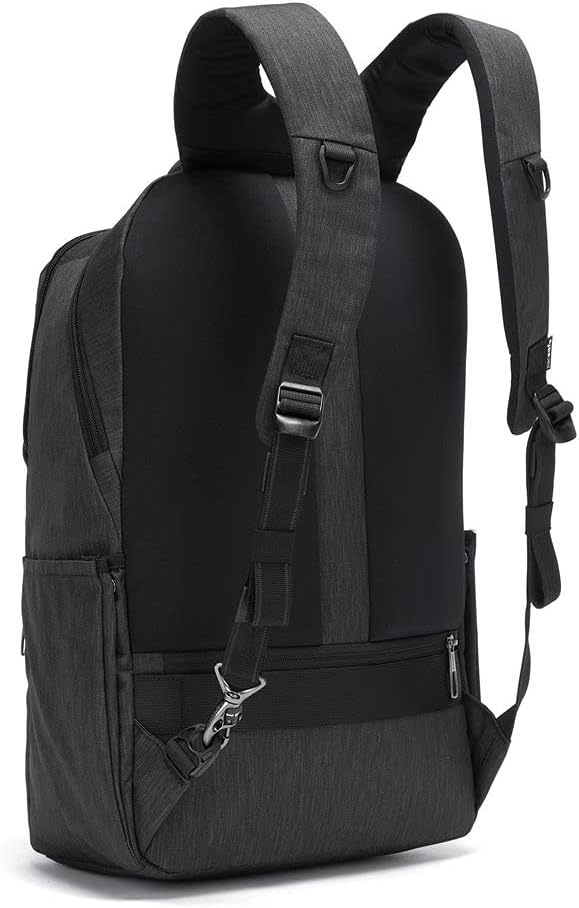 Tech Deals 🔥 Pacsafe Metrosafe X Anti Theft 25L Backpack - With Padded 15 Laptop Sleeve, Carbon Grey (30645136)