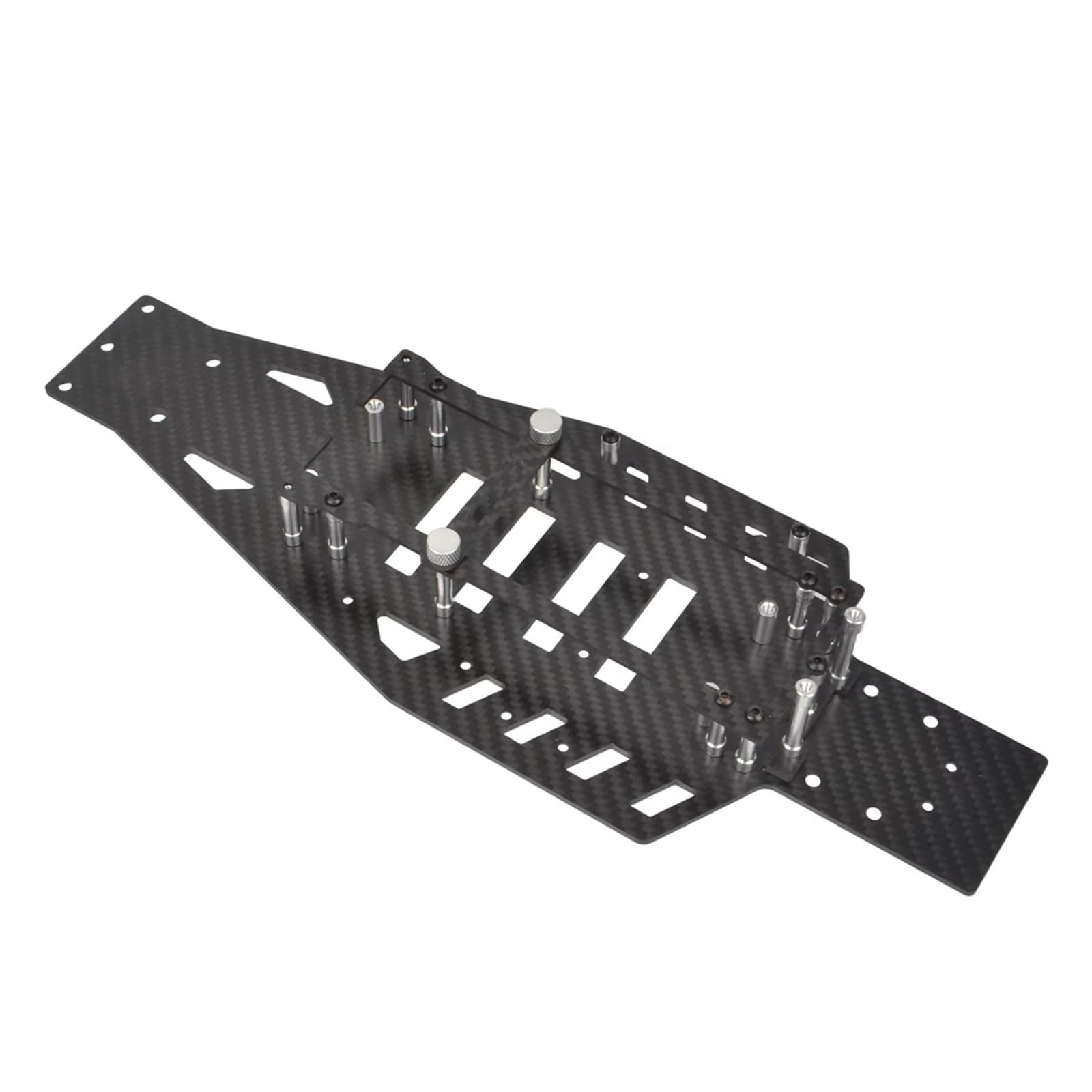 For Traxxas For Bandit For VXL For Rustler For VXL 2WD 1/10 Carbon Lower Chassis Rc Car Parts Accessories Upgrades Replacement Repair RC Car Frame Parts
