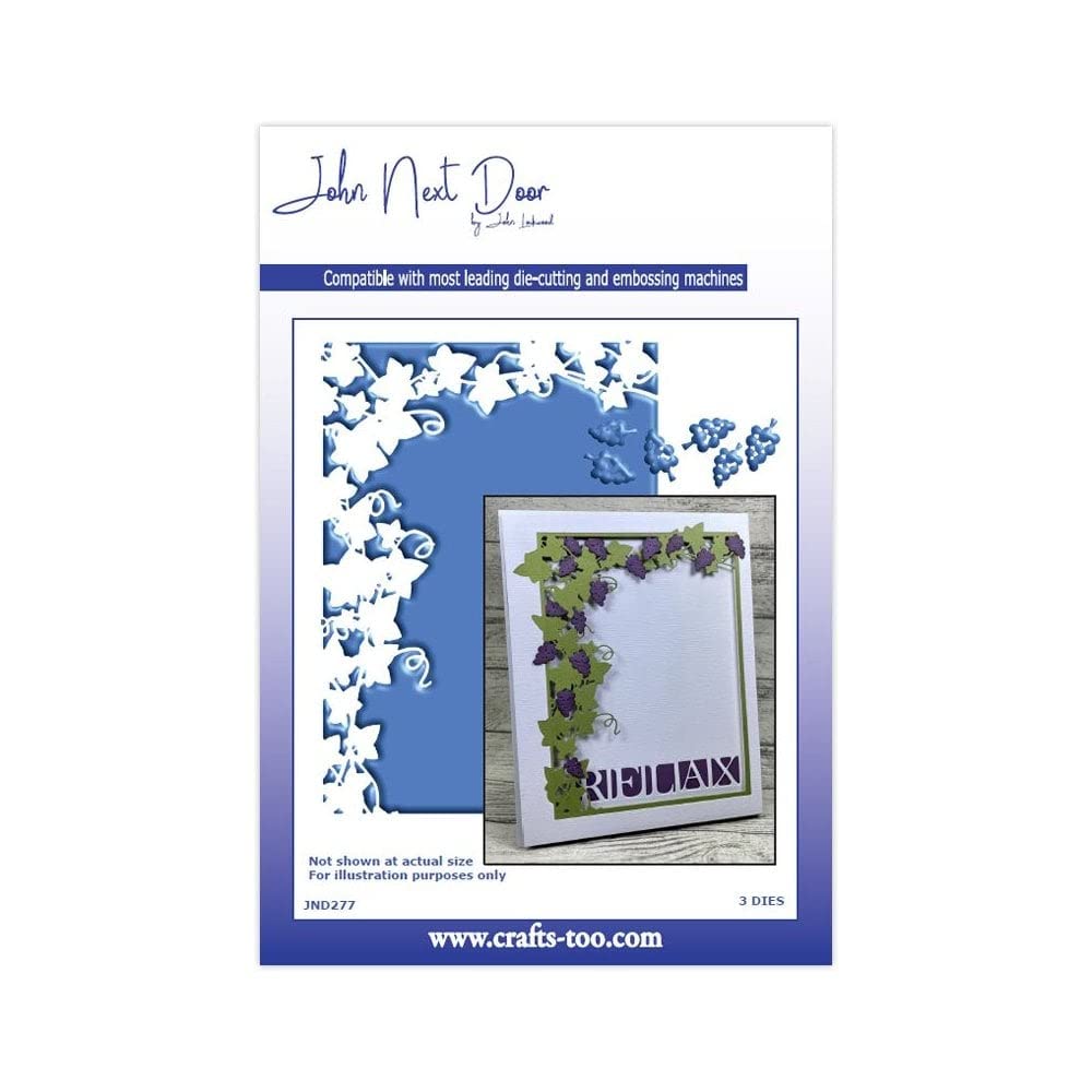 Craft Stash John Next Door Dies - Delicate Vines (3Pcs)