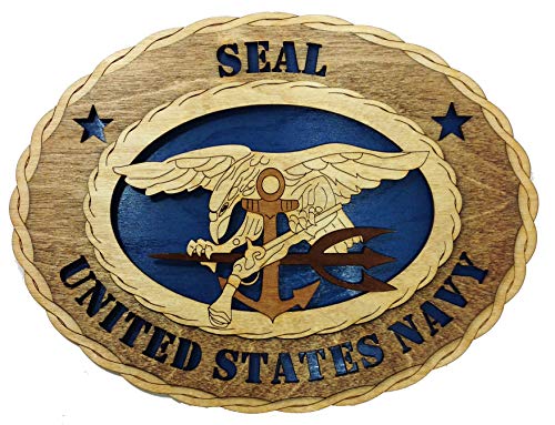 Navy Seal Armed Forces Military Decorative Custom Laser Three Dimensional Wooden Wall Plaque With Stand #TOP1
