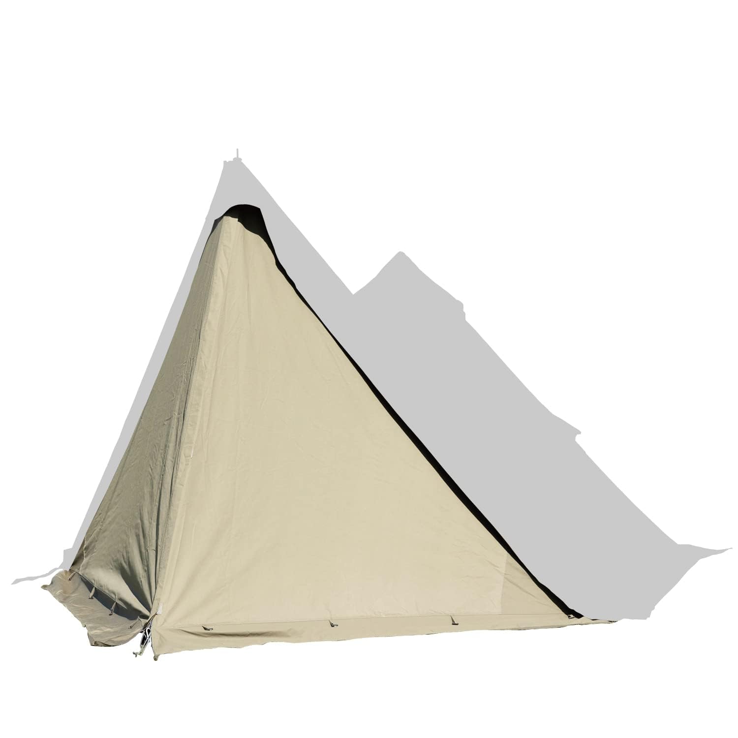 Amazon.co.jp: ソロ ティピー 【1人用】 カーキ色 ワンポール テント