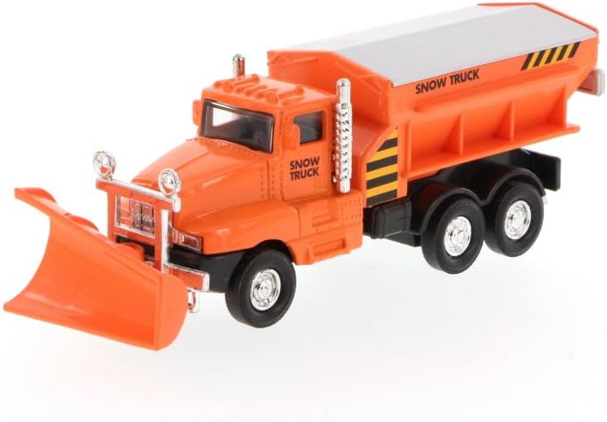 Playmaker Toys MA-9915D Show PLOW Trucks (Orange)