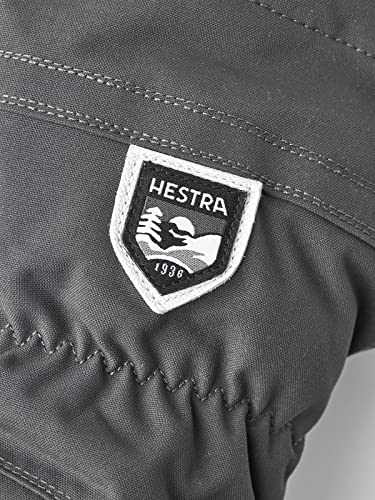 Hestra Army Leather Heli Ski Glove - Classic Snow Mitten For Skiing, Snowboarding And Mountaineering, Grey, 8 #TOP4