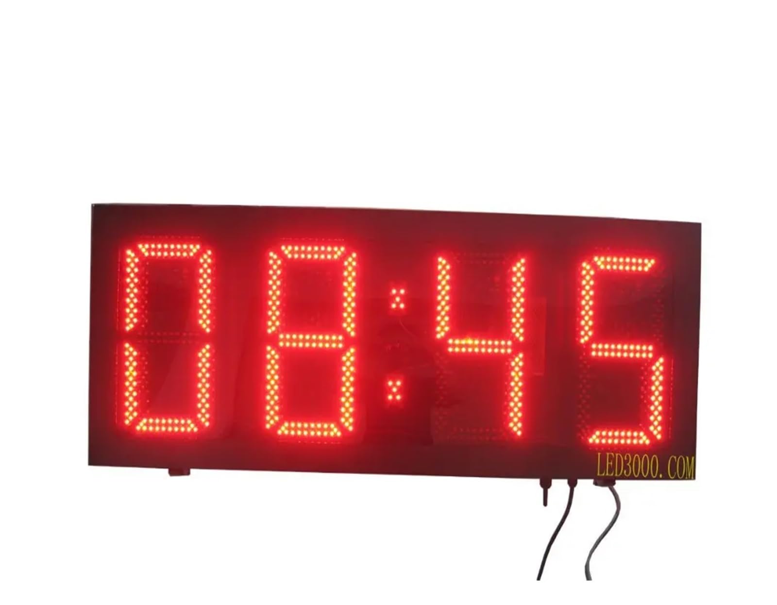 CVFRDD LED Countdown Clock, Large Size Outdoor Waterproof 12inch Height Character 4digits Red Color Hours And Minutes Led Clock(HOT4-12R)
