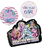 Anagram Monster High Happy Birthday Girl Party Balloon Bouquet Decorations, BQ_4244