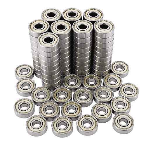 Roulements 608 ZZ DasMarine : lot de 100 pour réparer vos rollers