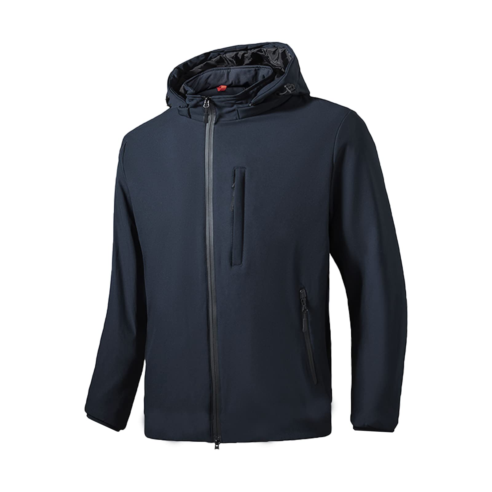 TONY BACKER Giacca Jacket Uomo Invernale Softshell Impermeabile Antivento con Cappuccio Giacca Calda Giubbotto Uomo Trekking Casual 3351