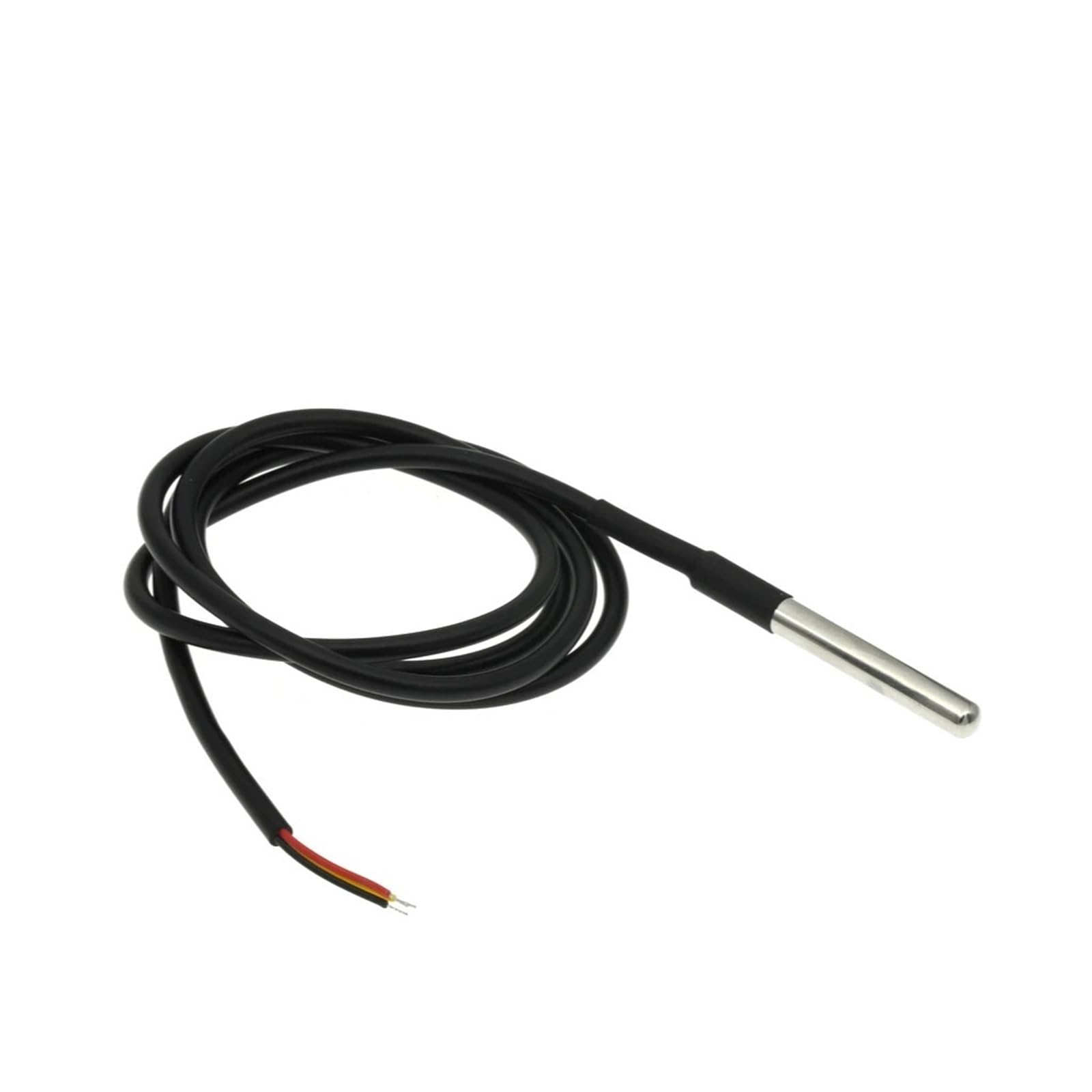 1/10 Uds DS18B20 sonda de temperatura de rosca impermeable Sensor de temperatura paquete de acero inoxidable 1/2/3/5/10 metros, Compatible con Arduino,(5 Meter 10pcs)