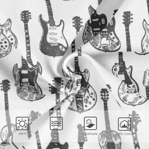 Boys' Exclusive Briefs Toddler Underwear 95% Combed Cotton Boxerbriefs 2T Guitar Pattern 103