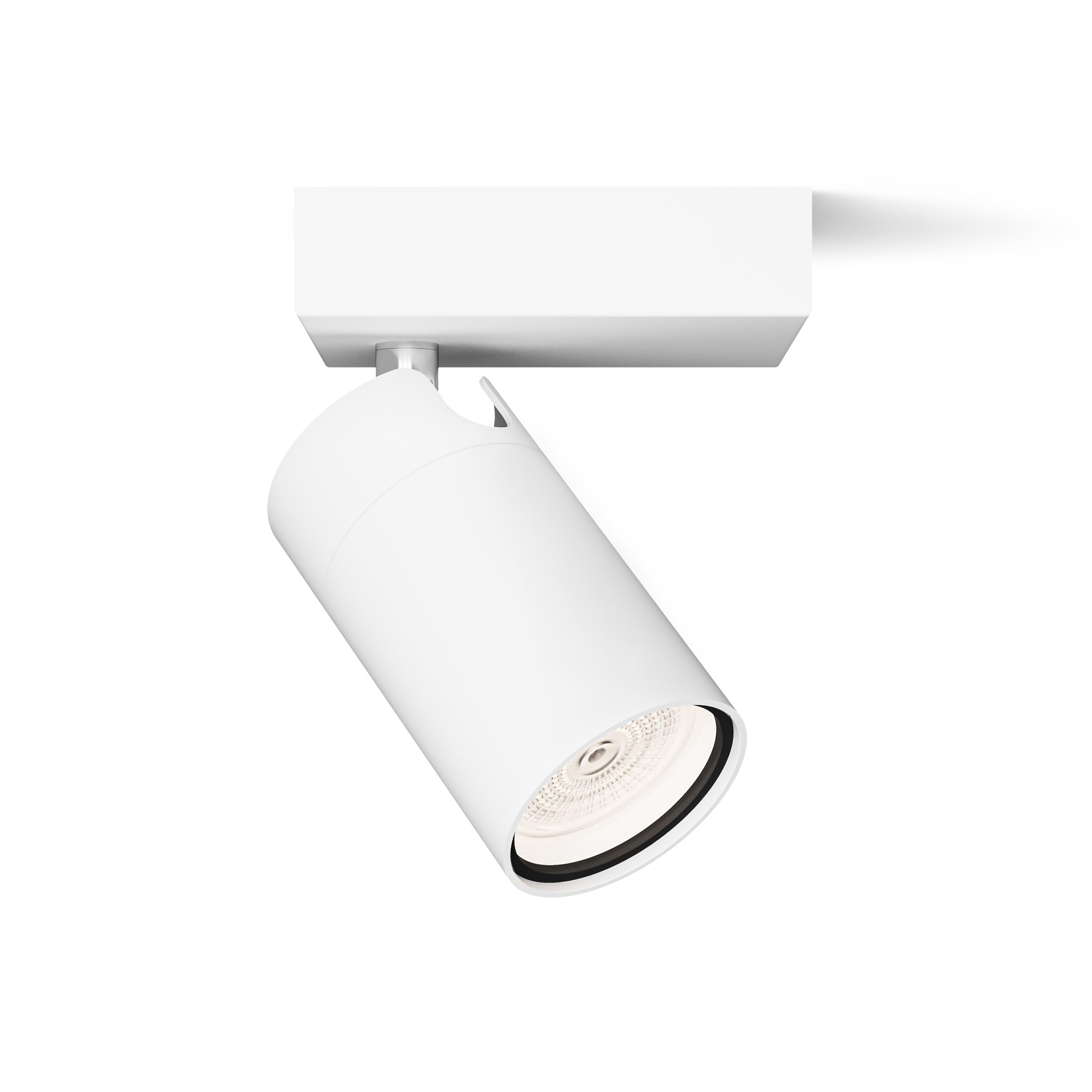 Philips Hue Idris Foco (Blanco) - 1 luz - Cálida/Fría | Incluye Hue Dimmer Switch - Foco de pared o techo para baño - GU10 - Hue White Ambiance