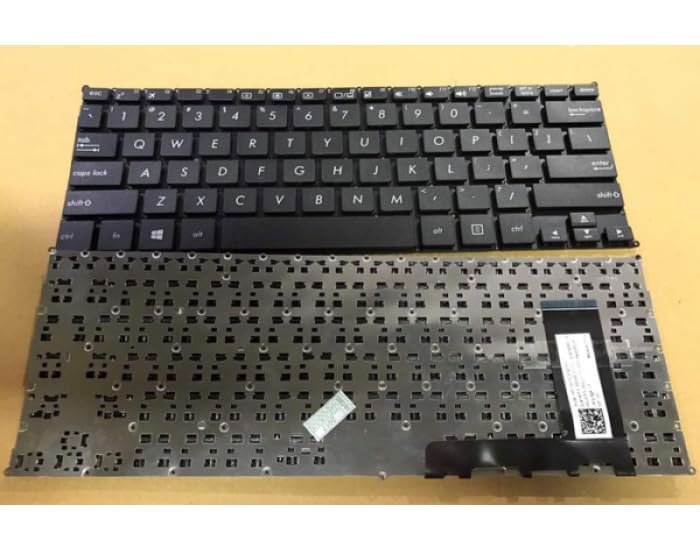 TravisLappy Laptop Keyboard Compatible for ASUS Eeebook X205 X205T S200E X205TA X202 X202E X205T S200E Long Cable Color - Black Without Frame