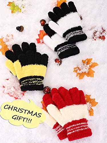 Image of EBOOT 3 Pairs Winter Kids Gloves Warm