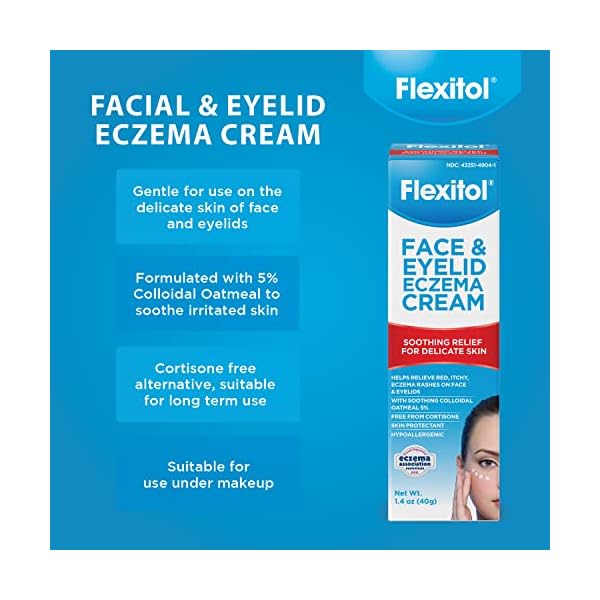 Flexitol USA Face & Eyelid Eczema Cream 40g / 1.4oz Otoory