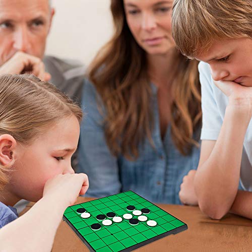 Mini Reversi Juego de Mesa Magnético Plegable Viaje miniatura 6
