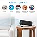 Pure Enrichment PureZone Mini Portable Air Purifier - Cordless True HEPA Filter Cleans Air & Eliminates 99.97% of Dust, Odors, & Allergens Close to You - Cars, School, & Office (Black)