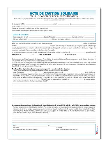 Kit de Location Pour Résidence Principale - Non Meublée - M103