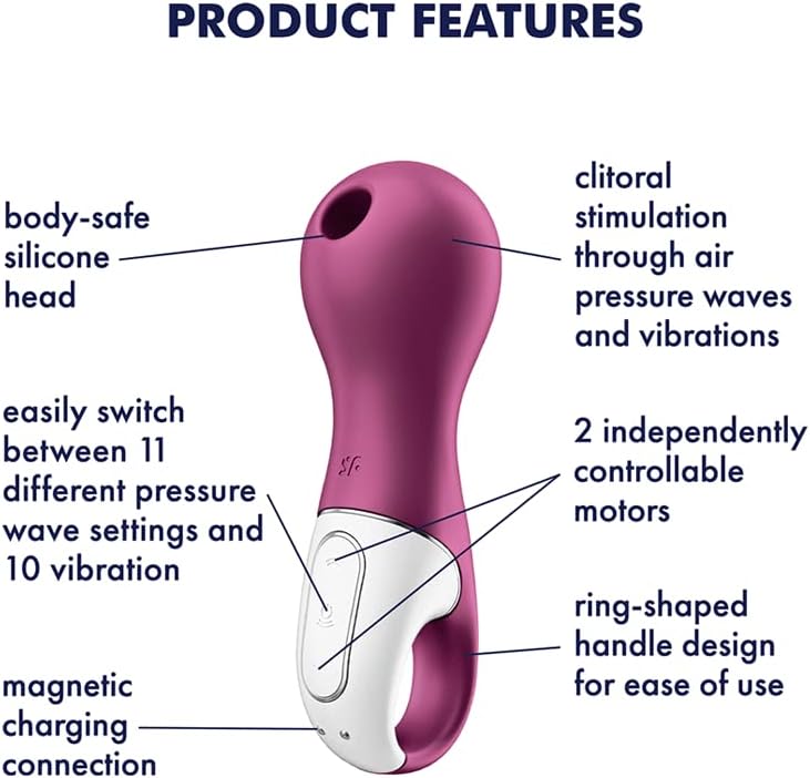 Close-up of the air pulse opening on the Satisfyer Lucky Libra