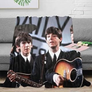 AMNOOL Couverture The Beatles pour Enfants,Couverture Super Chaude,Douce,légère,en Flanelle Polaire,Couverture d’hiver pour canapé,literie pour Adultes 200x230cm - Les Beatles, Paul McCartney, John Lennon, RIngo Starr, George Harrison AMNOOL Couverture The Beatles pour Enfants,Couverture Super Chaude,Douce,légère,en Flanelle Polaire,Couverture d'hiver pour canapé,literie pour Adultes 200x230cm – Image 2